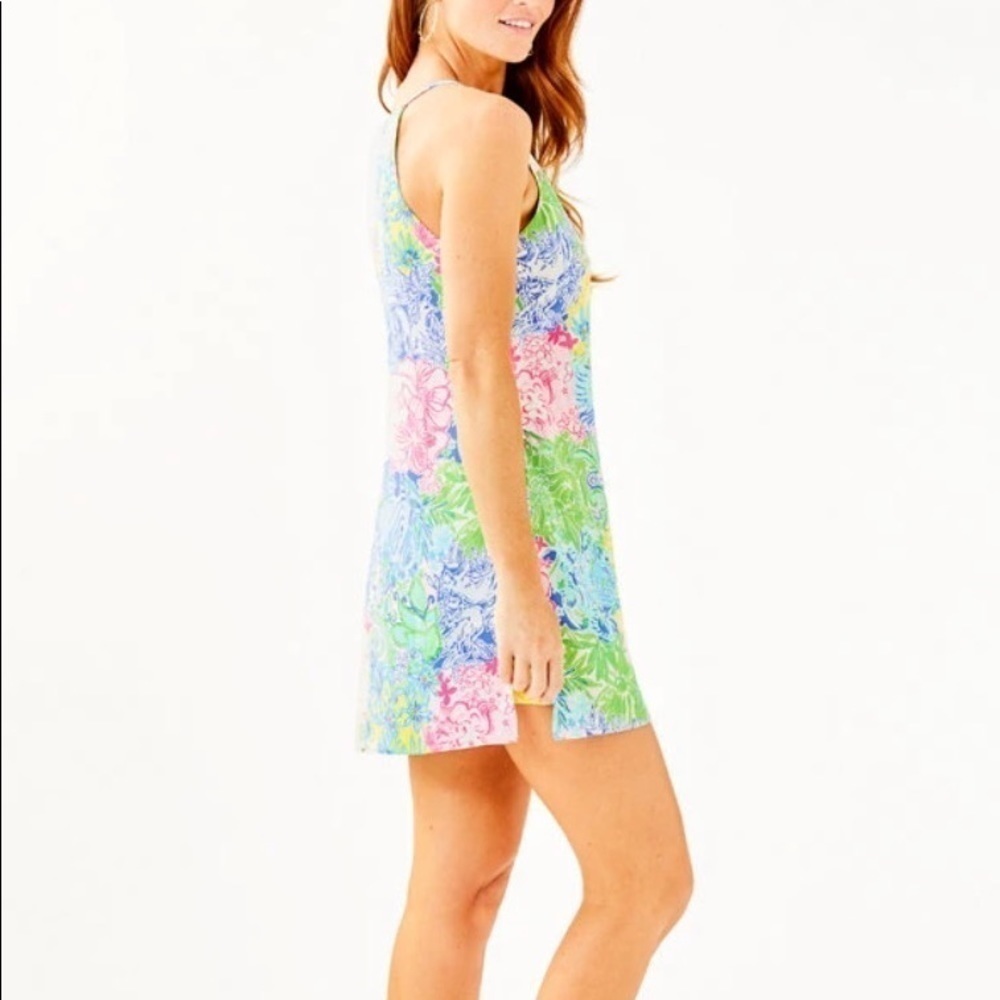 Lilly Pulitzer Pearl Romper Multi Cheek - Picture 2 of 11